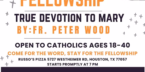 Young Adults Fellowship with Fr. Peter (Free)