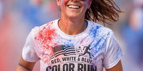 Red, White and Blue Color Run