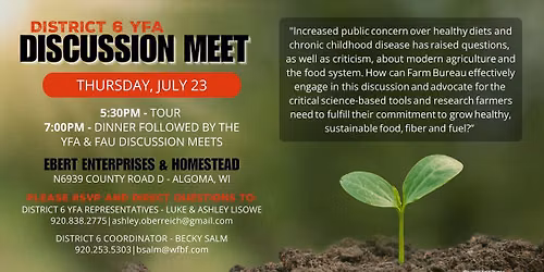 District 6 YFA Discussion Meet