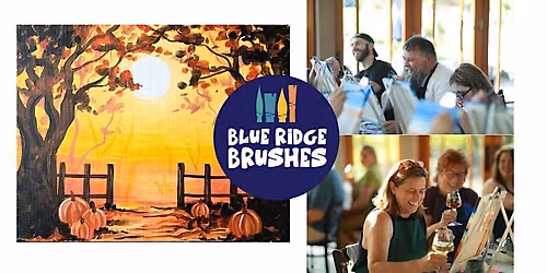 Paint & Sip at the Blue Ridge Brushes Studio