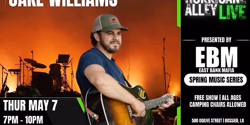 Hurricane Alley LIVE Presents: Jake Williams