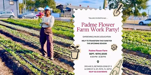 Padme Flower Farm Work Party!