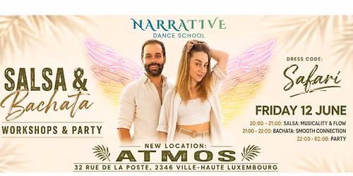 Salsa & Bachata Workshop + Party Night - Narrative Dance School