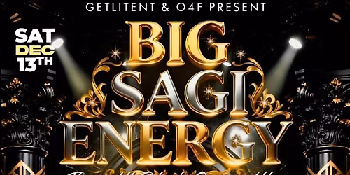 BIG SAGI ENERGY ( THE ALL BLACK SAGI AFFAIR)