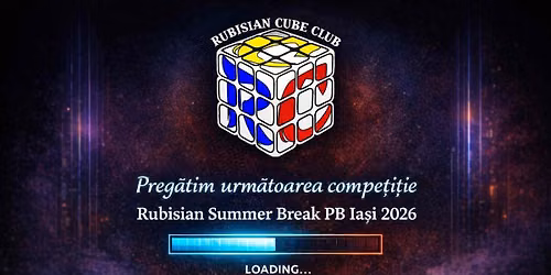 Rubisian Summer Break PB Ia\u0219i 2026