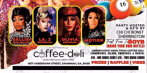 Chi Chi's R&B Bingo