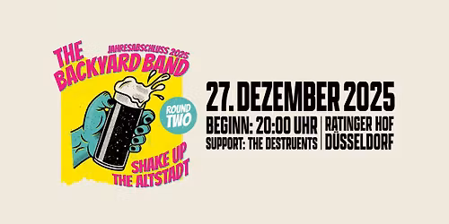 The Backyard Band \/\/ End of Season Special \/\/ D\u00fcsseldorf