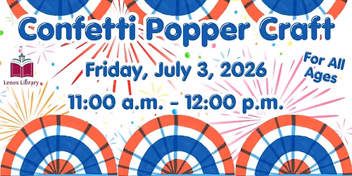 Confetti Popper Craft