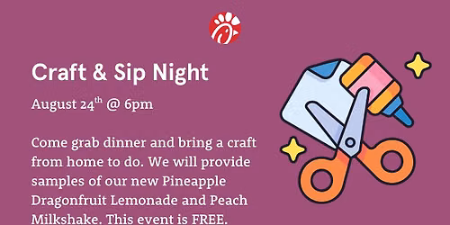 Craft & Sip Night