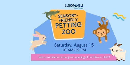Sensory-Friendly Petting Zoo \ud83d\udc12 Garner Grand Opening!