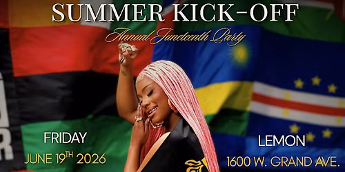 The Black Summer Kick Off |  For Di Gyal Dem\u2019s 3rd Annual Juneteenth Party