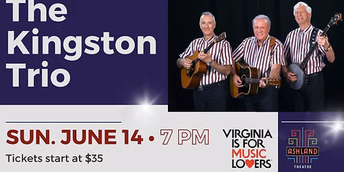 The Kingston Trio - Tickets on sale now!