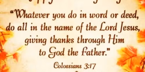 Free Thanksgiving Dinner