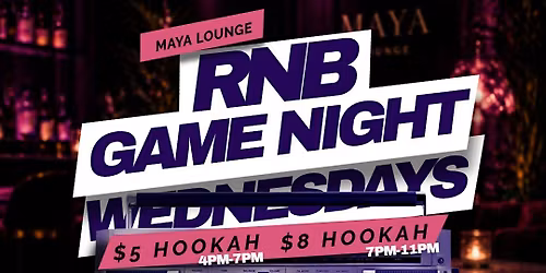 R&B Game Night Wednesdays