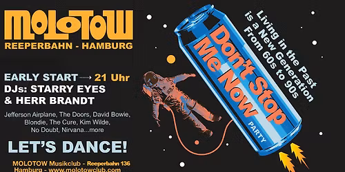 DON'T STOP ME NOW - From 60s to 90s - Early Start 21 h