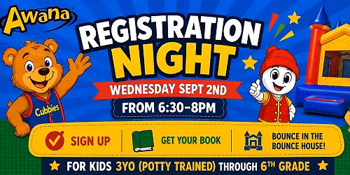 Awana Registration Night!