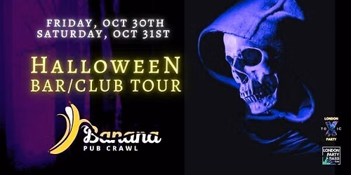 Banana Pub Crawl London - Halloween week-end - Saturday