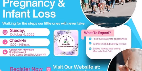 2026 19th Annual Missing Alexis Foundation Walk to Remember for Pregnancy & Infant Loss