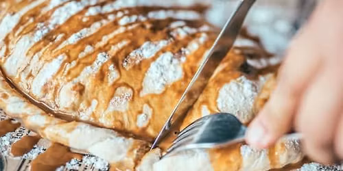 Merienda para dos: delicioso calzone dulce en Pinsa Pizza