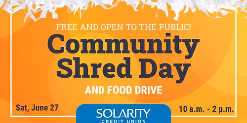 Shave & Shred: Free Shaved Ice, Food Drive & Community Shred Day