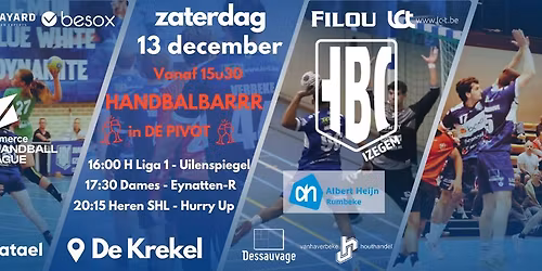 HandbalBARRR🔵🥳⚪ + thuiswedstrijden Heren Liga1/Dames en Heren SHL