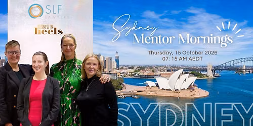 Sydney Mentor Mornings \u2013 15\/10\/2026