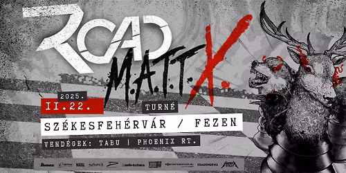 ROAD \u2022 MATT-X. Turn\u00e9 \u2022 Sz\u00e9kesfeh\u00e9rv\u00e1r | Fezen klub