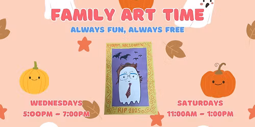 Family Art Time - Ghost Self Portrait