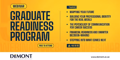 FREE Webinar Series For Students Aged 15-19