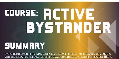 Active Bystander Course