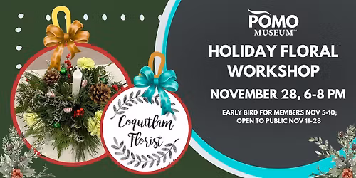 Holiday Floral Workshop
