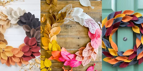 Craft Collective: Felt Wreaths