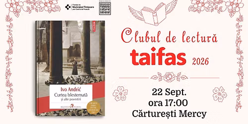 Clubul de lectur\u0103 TAIFAS | Curtea blestemat\u0103 - Ivo Andri\u0107