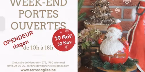 Portes Ouvertes 29 et 30 novembre 