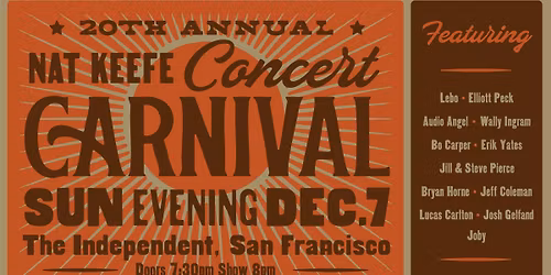 Nat Keefe Concert Carnival - variety show & benefit