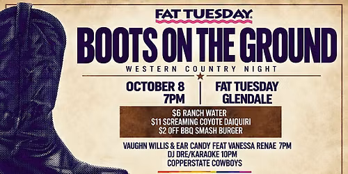Boots On The Ground\/ Vaughn Willis & Vanessa Renee at Fat Tuesday Westgate