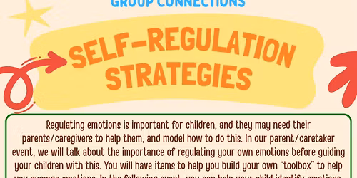 PAT Group Connections: Self-Regulation Strategies (Parent & Child Event)