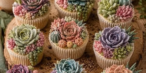 Succulent Cupcake Decorating Class