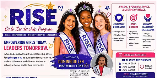 RISE Girls Leadership Program | Build Confidence, Leadership & Life Skills