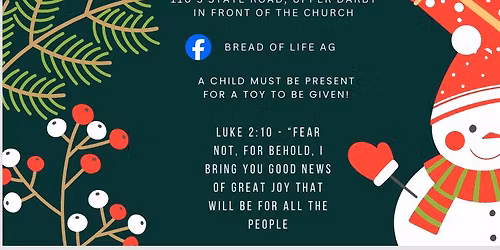 CHRISTMAS TOY GIVEAWAY at BREAD OF LIFE ASSEMBLY OF GOD CHURCH