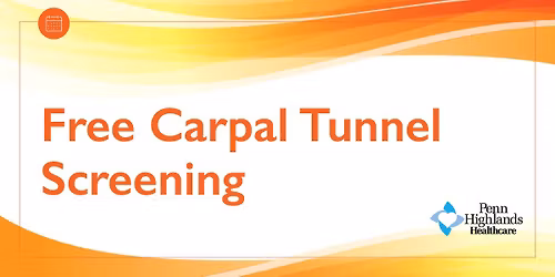 Free Carpal Tunnel Screening with Kaylin Strauser-Curtis, DO, CAQSM