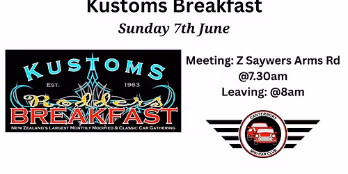 Kustoms Car Club Breakfast