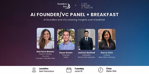 AI Founder\/VC Panel + Breakfast