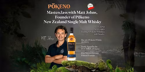 P\u014dkeno Whisky Masterclass with Founder Matt Johns