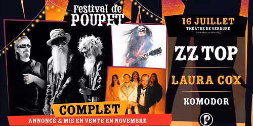 Poupet \u2605 ZZ TOP \u2022 LAURA COX \u2022 KOMODOR