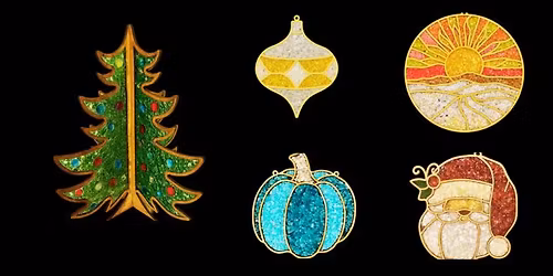  "Crushed Glass Art Party!"   In-Studio Paint Party!