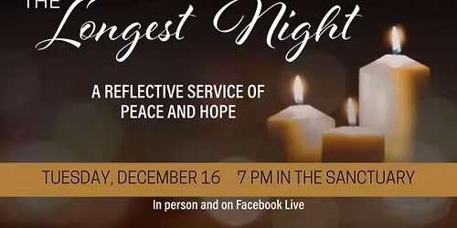 Longest Night Service at First Presbyterian Church of Bethlehem