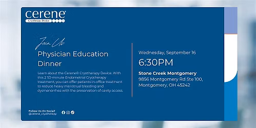 Cerene Physician Education Dinner