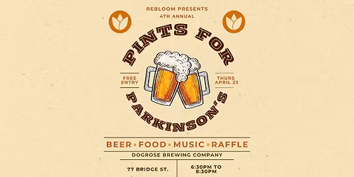 4th Annual Pints for Parkinson's