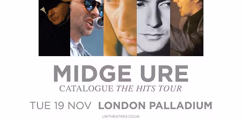 Midge Ure London Tickets
